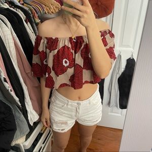 Floral Crop Top Size S